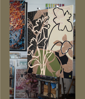 peinture vue de côté