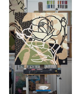 Peinture sur le chevalet