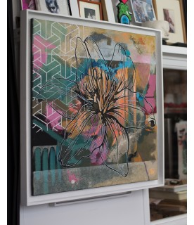 Tableau encadré dans l'atelier