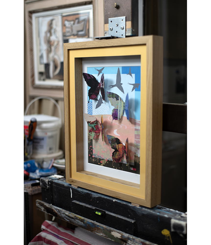 Danser avec la Terre, peinture. Danser avec la Terre, peinture.